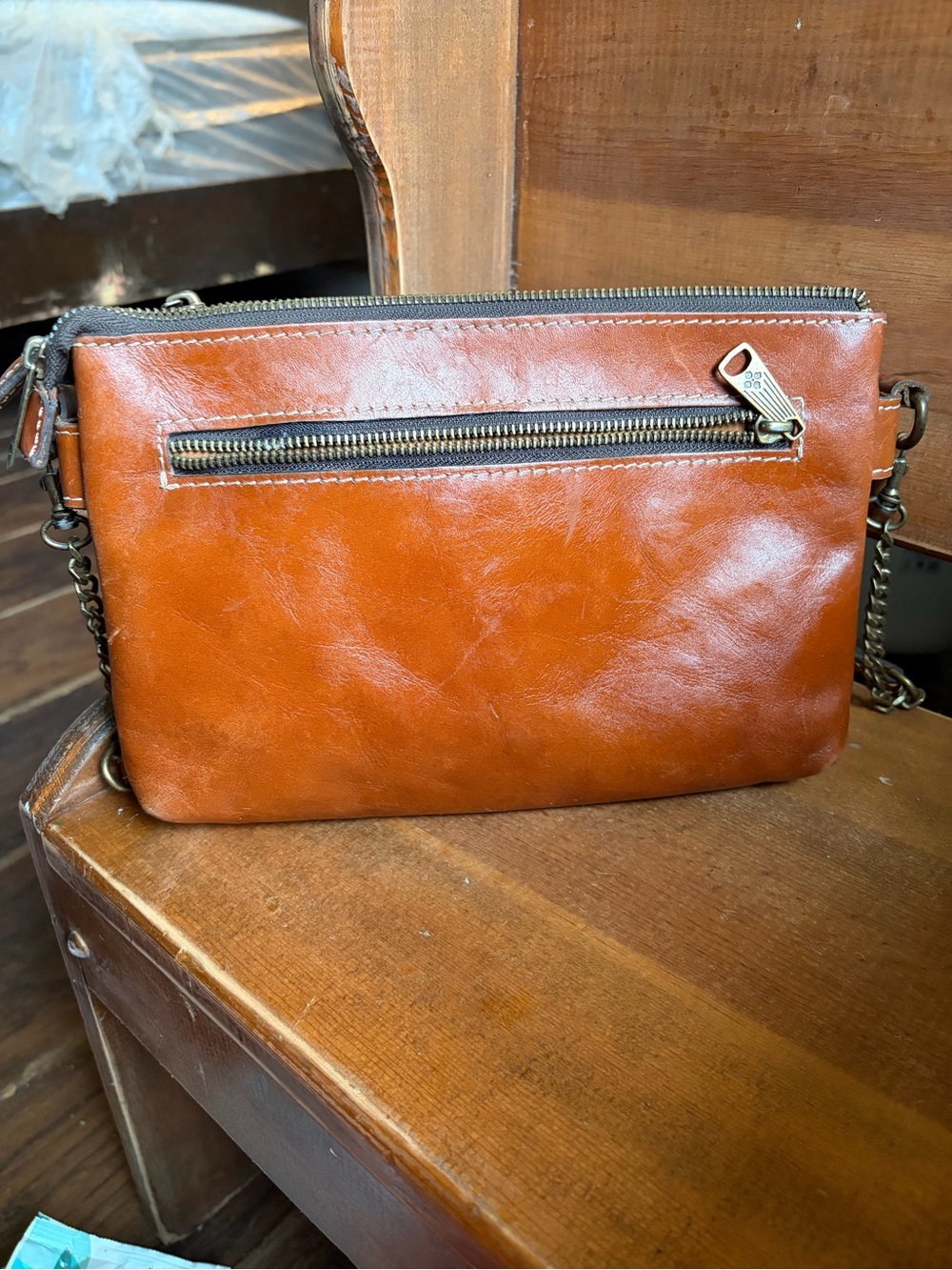 Patricia Nash Small Leather Bag - Tan